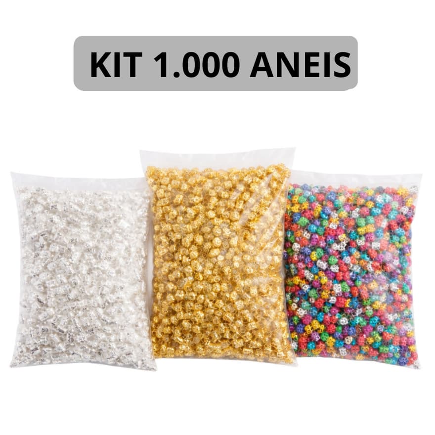 Anéis de Trança Nagô  - Box Braids E Dread  50 Peças - 100Peças - 200Peças - 500Peças - 1000Peças