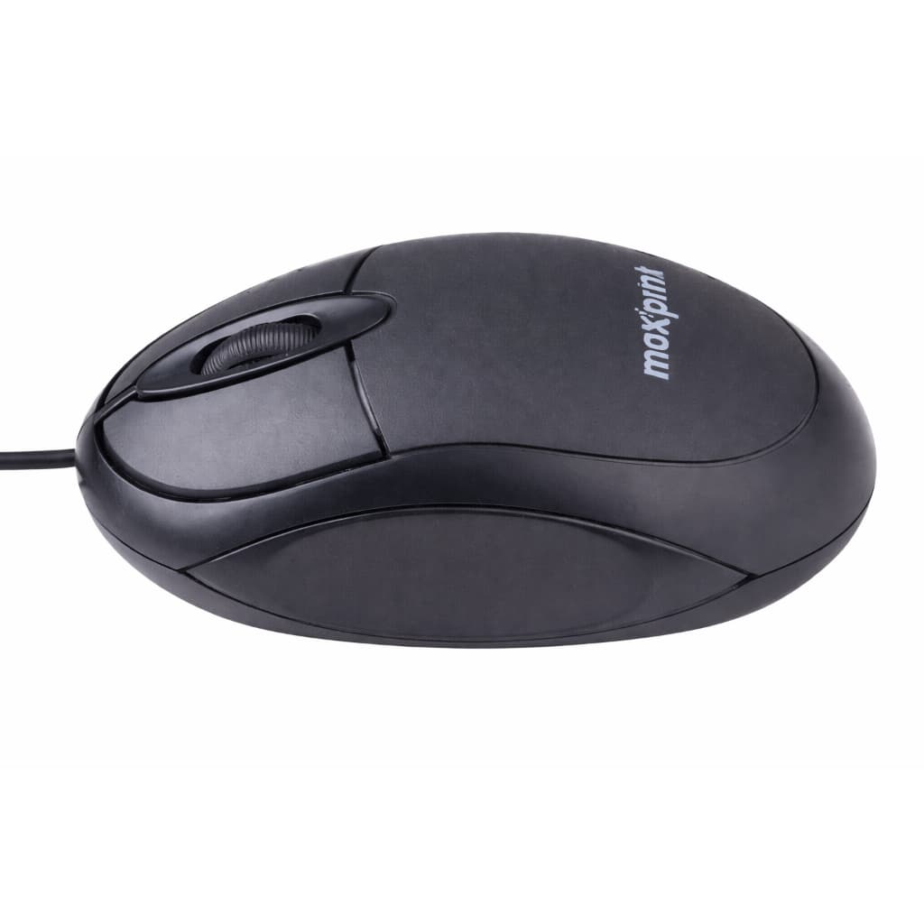 Mouse com fio Notebook e Computador UBS Maxprint 1,2m