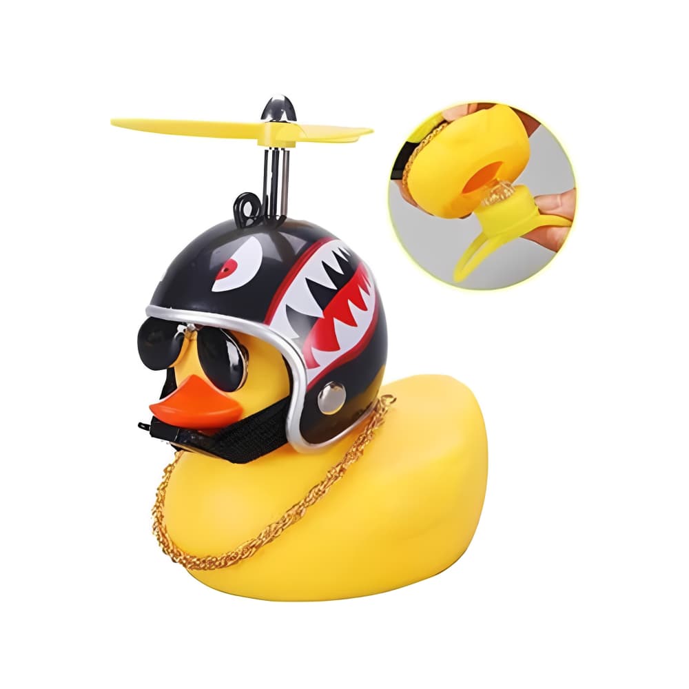 Pato Capacete Decoração Carro Motocicleta Bicicleta
