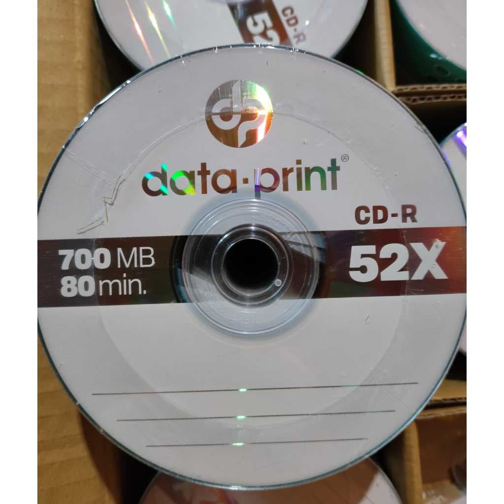 Disco virgem CD-R Data Print de 52x por 100 unidades