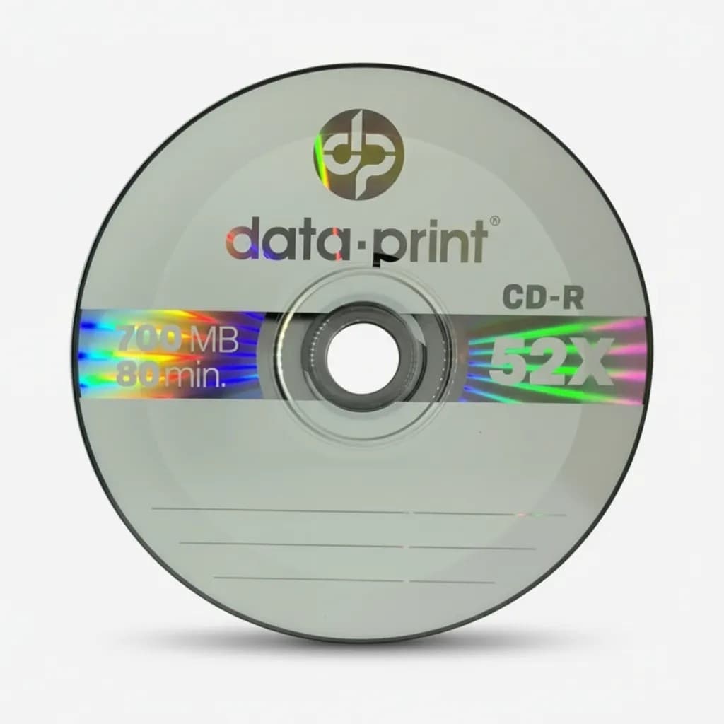 50 Cd-r Data Print Logo 700 Mb 80 Minutos 52x Original