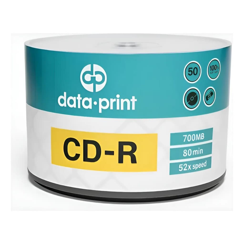 100 Und Cd-r 700mb - 80min - 1x-52x DataPrint