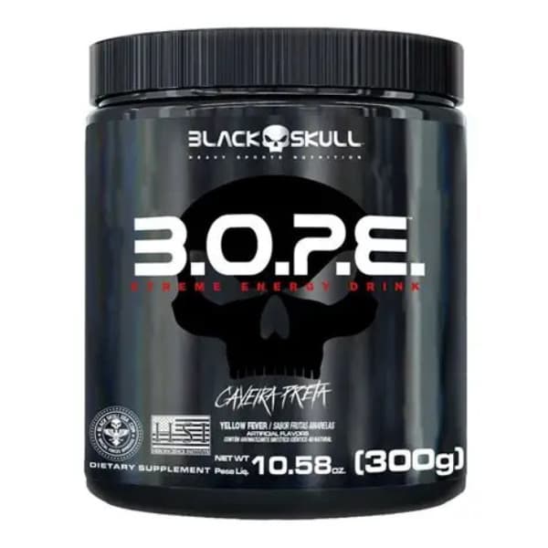 PRÉ TREINO BOPE 300G - BLACK SKULL