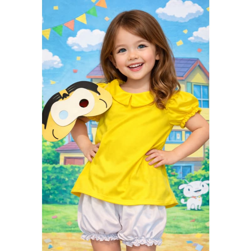 FANTASIA INFANTIL MAGALI - TURMA DA MONICA PARA CARNAVAL FESTAS DIVERSÃOCOM EVA