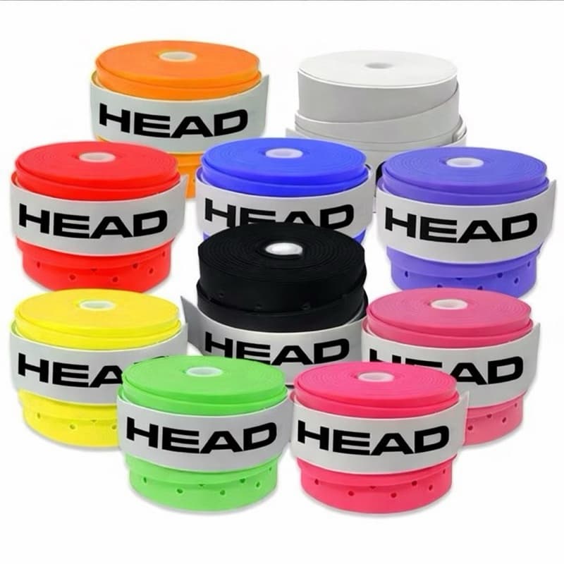 Kit 10 Overgrip HEAD Para Beach Tennis Padel Pickleball Cor Colorido Perfurado