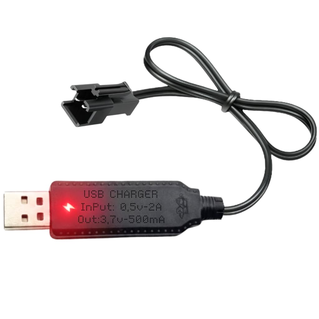 Carregador 3,7v Reposição para arminha de Gel Bateria e kit 21+14500