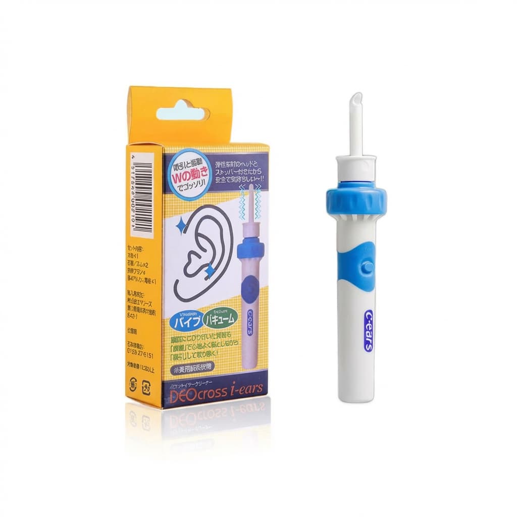 Limpa-orelhas Elétrico, Kit de Limpeza Auricular para Adultos e Crianças - Tecnologia de Sucção Segura