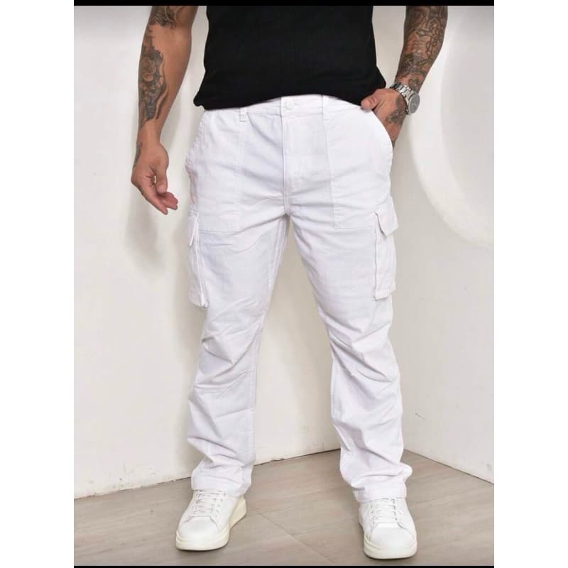 Calça Cargo Sarja Premiun - Conforto, Qualidade e Estilo