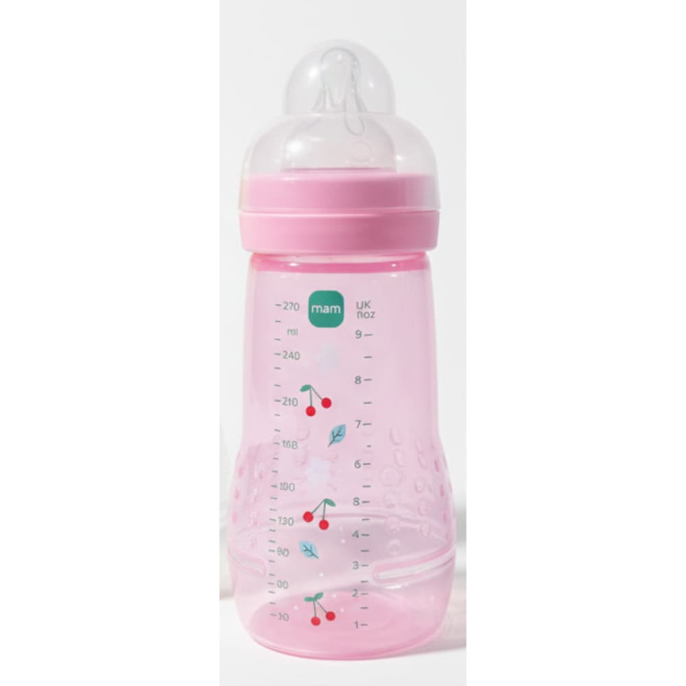 Mamadeira Easy Active MAM +2 Meses - 270ml Cor:Rosa