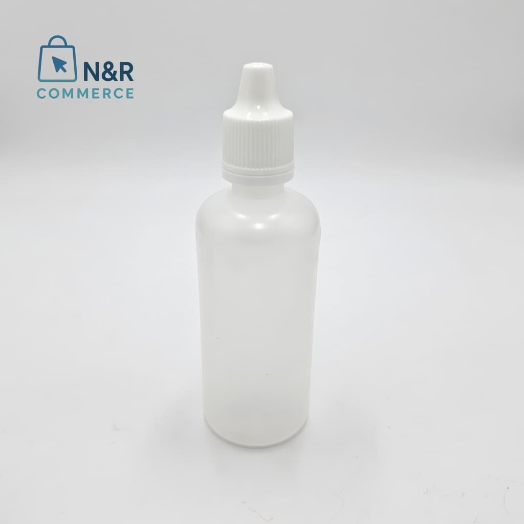 Frasco Plástico De 60ml Conta Gotas - Com Tampa Lacre (10/20/30/50/100 Unidades)