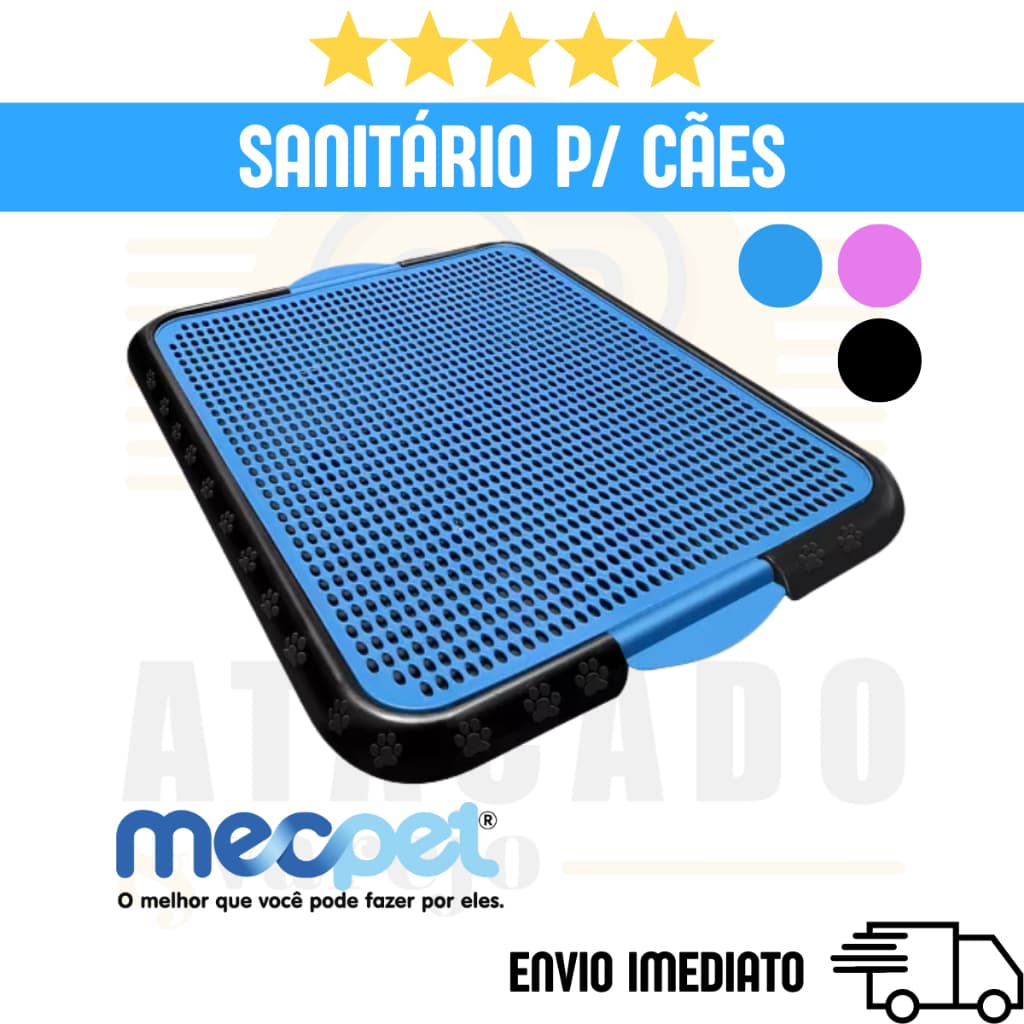 Tapete Sanitário para Cães Lavável Educador Mec Pet – Substitui os Descartáveis, Muito Econômico!