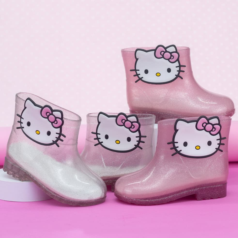 Galocha Bota Infantil Meninas Feminina Criança Leve Confortável Impermeável