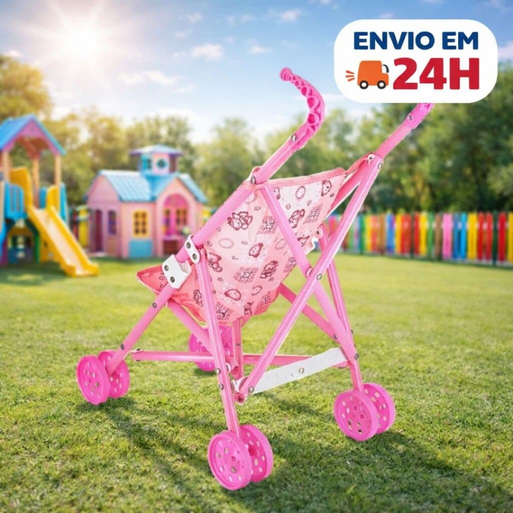 Carrinho De Boneca Dobrável Menina Brinquedo infantil