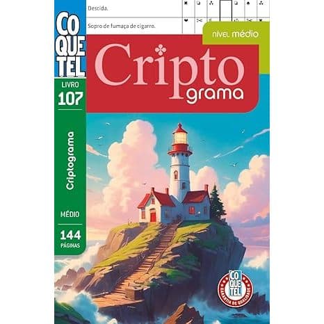 Livro Coquetel Criptograma 107: Nível Médio