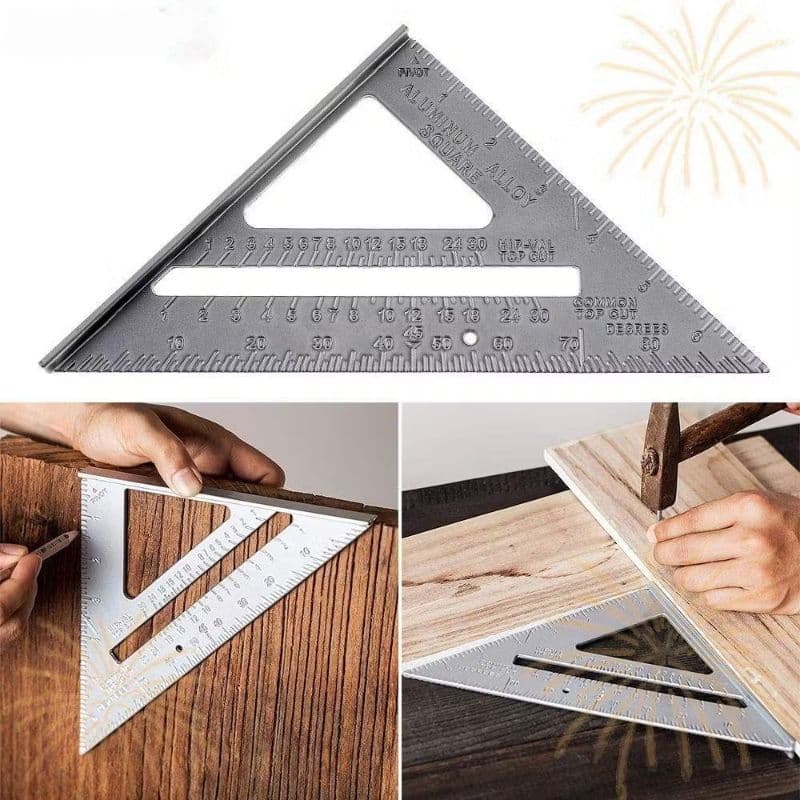 Esquadro Rpido Tipo Swanson Marceneiro	Carpinteiro Triangulo7 Polegadas 15690