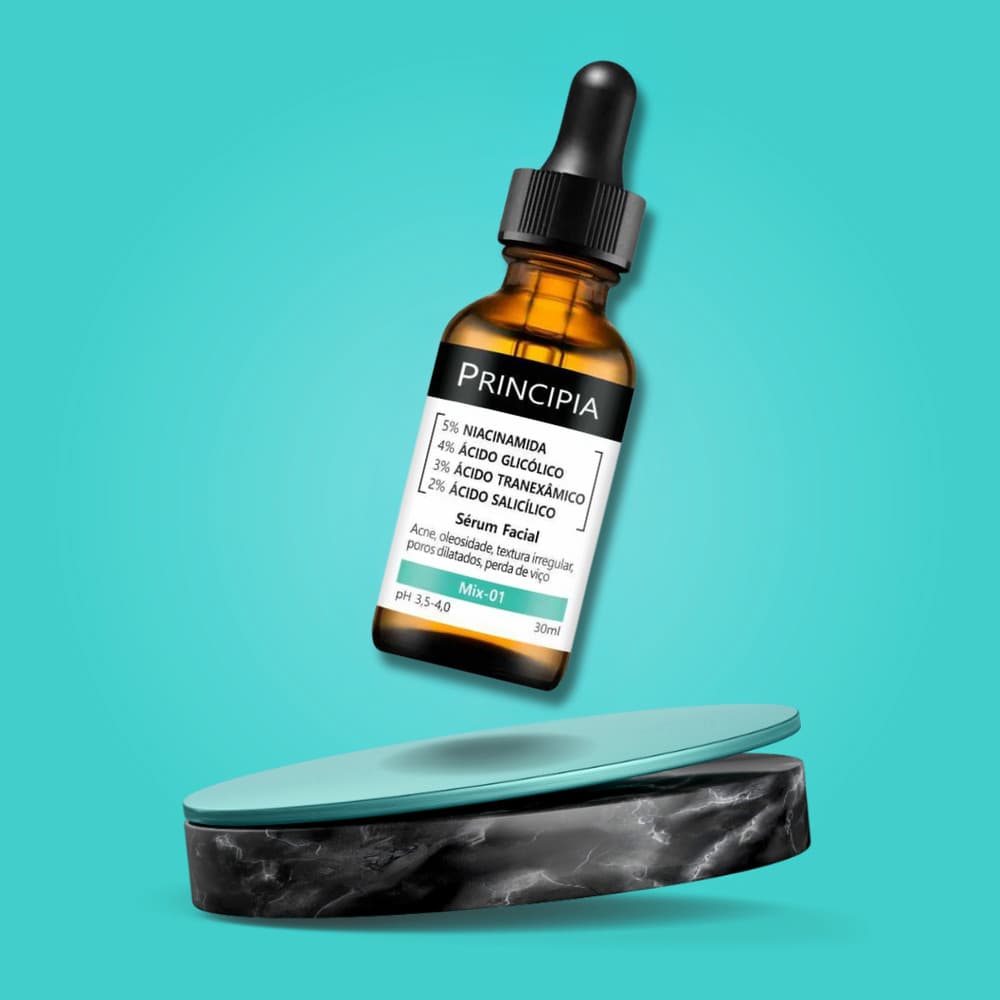 KIT Sérum Principia Mix-01: Reduz poros e oleosidade, clareia manchas e uniformiza o tom da pele perfect serum