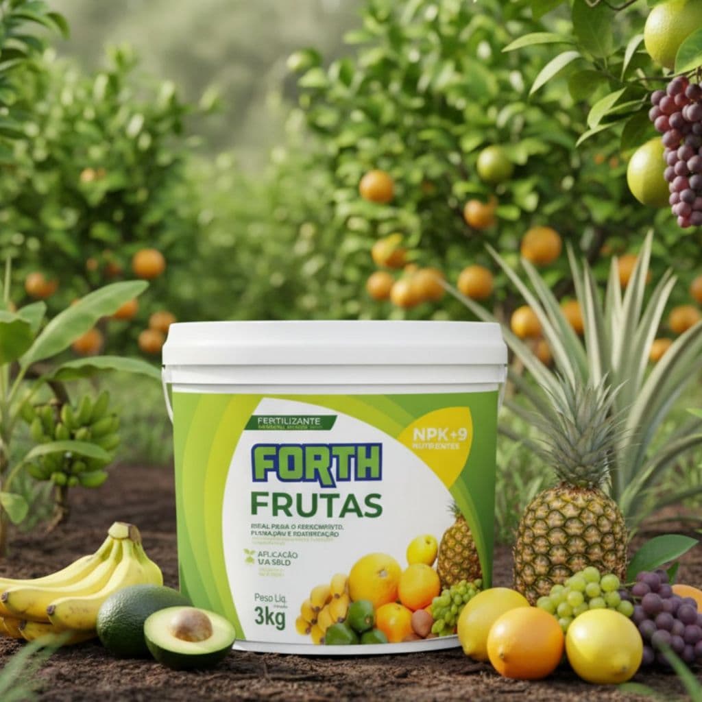 Adubo Fertilizante Forth Frutas 3kg Pomar Frutificação Crecimento Floração para árvores Frutíferas
