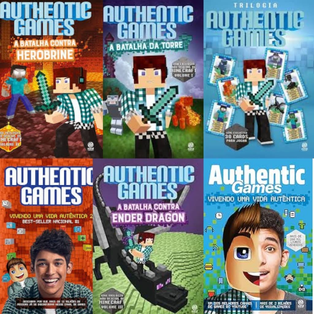 Coleção LIVROS: Authentic Games