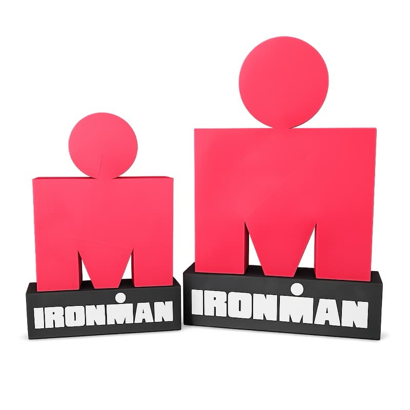 Trofeu Triathlon IronMan 70.3 ou 140.6 com medalha esporte