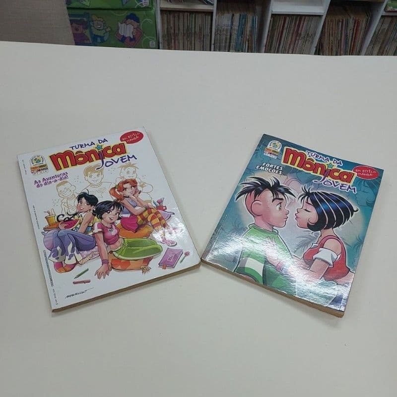 Kit colecionador com 2 edições  Mônica  Jovem n. 4 e 5..veja a descrição