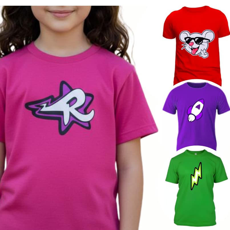 Camiseta Emilly Vick dos rosas Infantil 100% algodão design do 02 ao 16