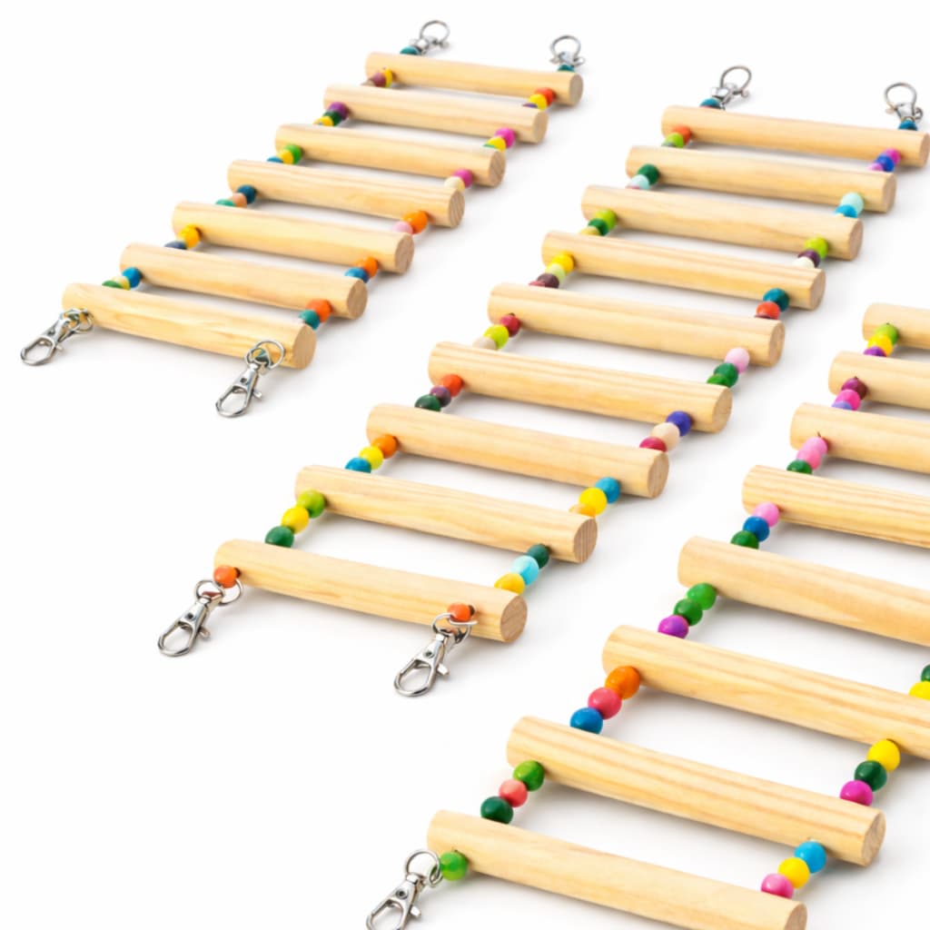 Escada flexivel moldável calopsita, periquito, agapornis 35Cm, 50Cm, 65Cm