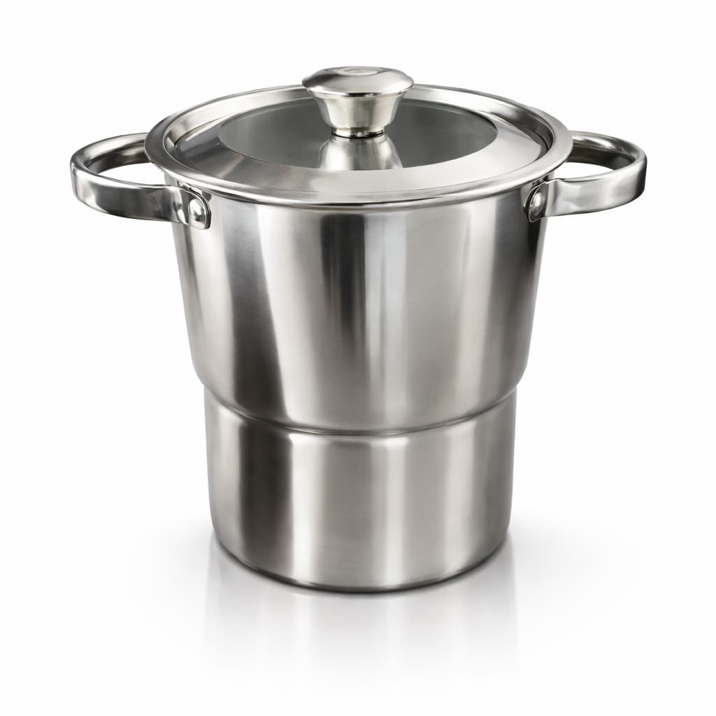 Cuscuzeiro Inox Nº16 Luxo Resistente Linha Premium Importado
