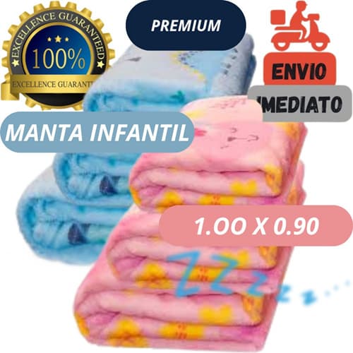Mantas para bebê 2 OU 3 UNIDADES Cobertor Mantinha Microfibra Estampad Kit Maternidade 1 MT x 90 Cm