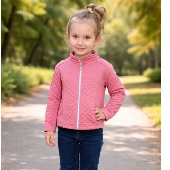 Casaco Jaqueta Infantil Menina Bomber Matalasse Z