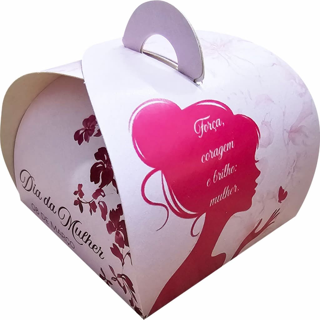 Embalagem Bem Casado / Doces Finos Rosa - Dia das Mulheres 2026