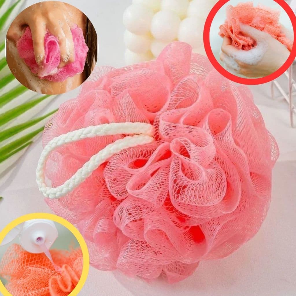 1/2/3/4 Bucha de Banho Esfoliante em Nylon Macia Cha Revelação Presente Brinde Para Sabonete Liquido