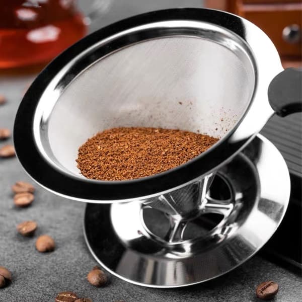 Filtro Coador Inox 103/101 Premium Reutilizável Café Mais Forte e Sustentável - D