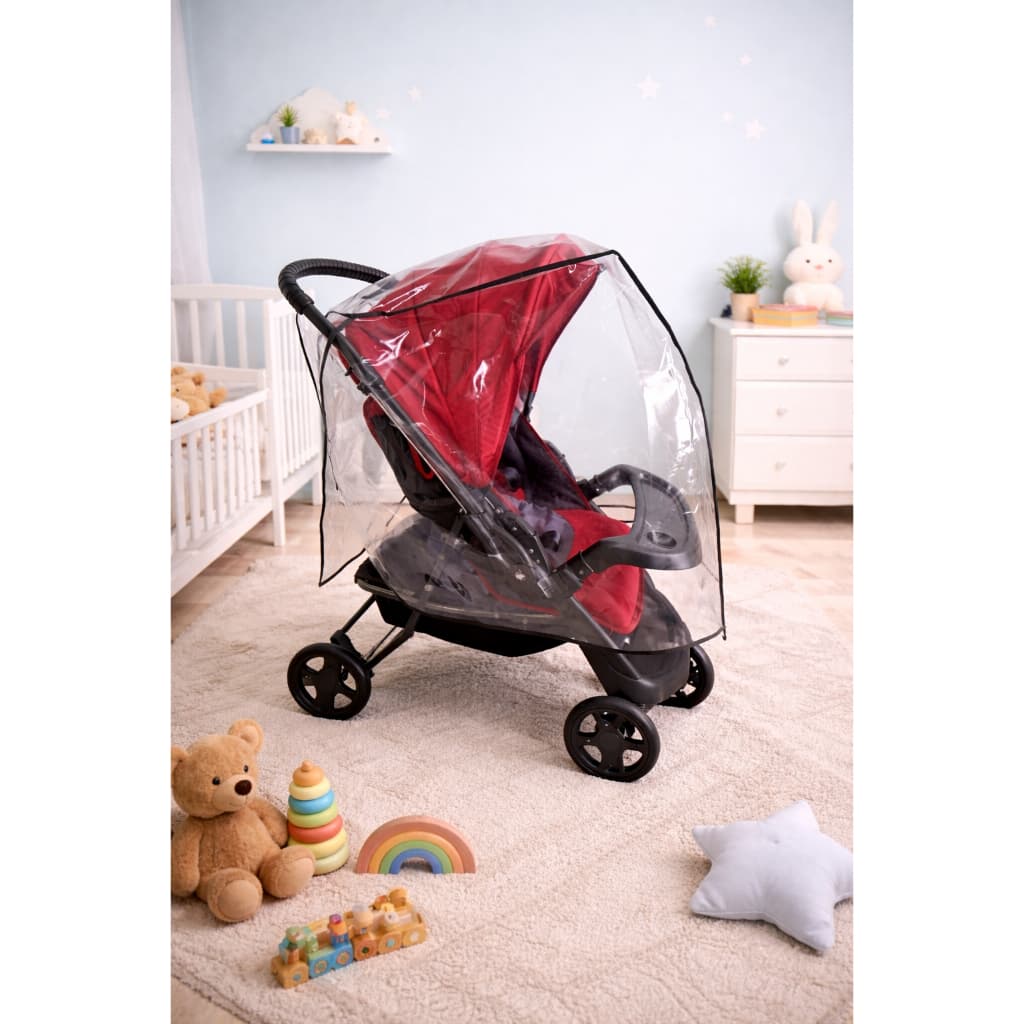 Capa de Chuva Carrinho de Bebê PVC Capa AJUSTÁVEL PROTEÇÃO