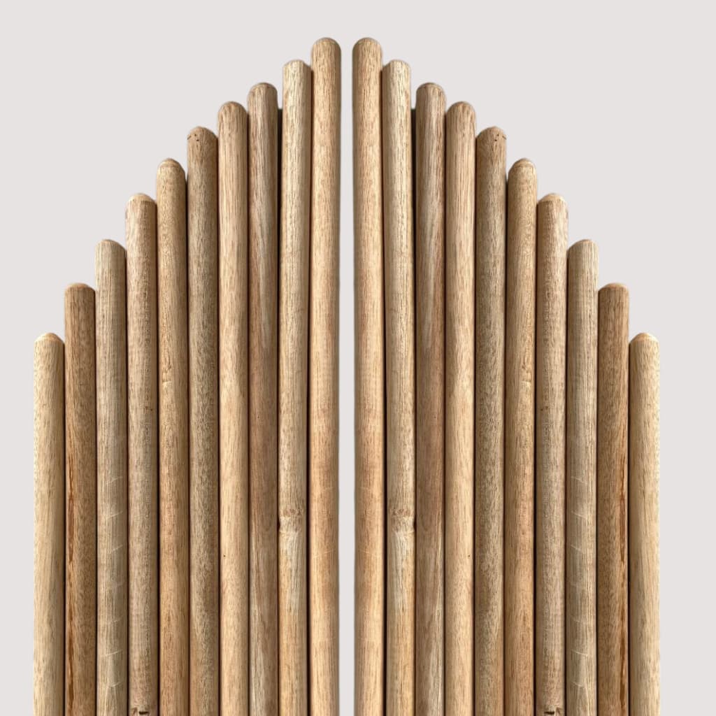 20 Cabos De Madeira Cru Virola 120cm x 23mm -Limpeza Vassouras Rodo