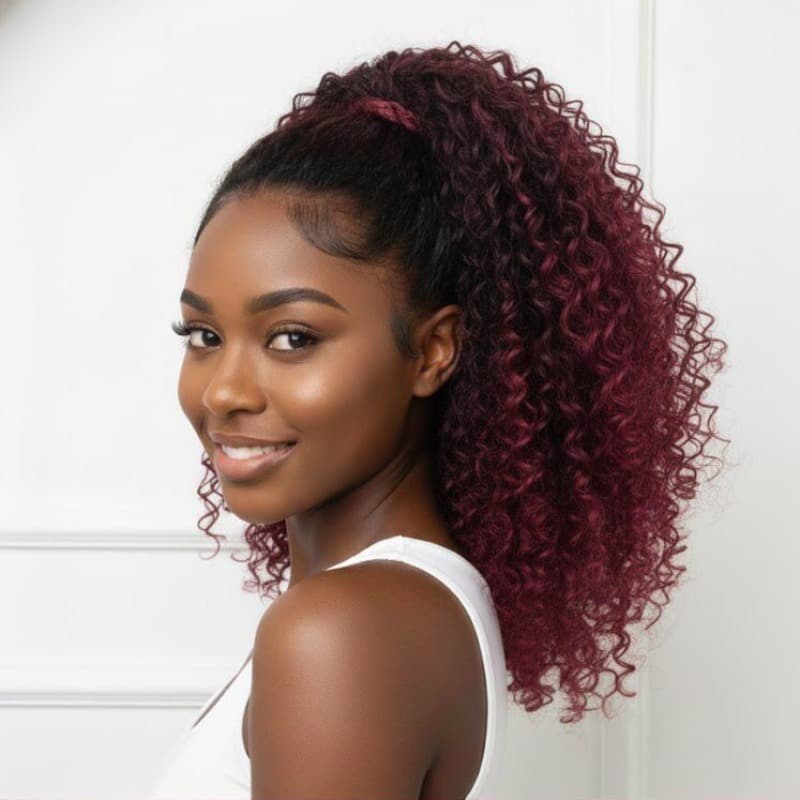 Rabo de cavalo com pente e regulador 156g 30cm (PT105)