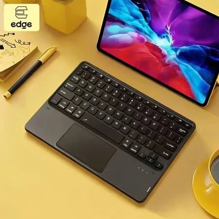 Teclado Bluetooth com Touchpad Universal – Teclado Sem Fio para Android, iOS, Windows, Tablet e PC