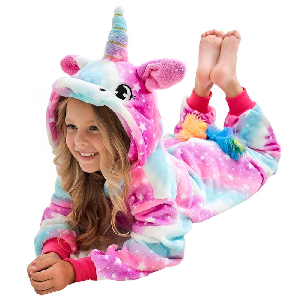 Pijama Macacão Unicórnio Kigurumi de menina