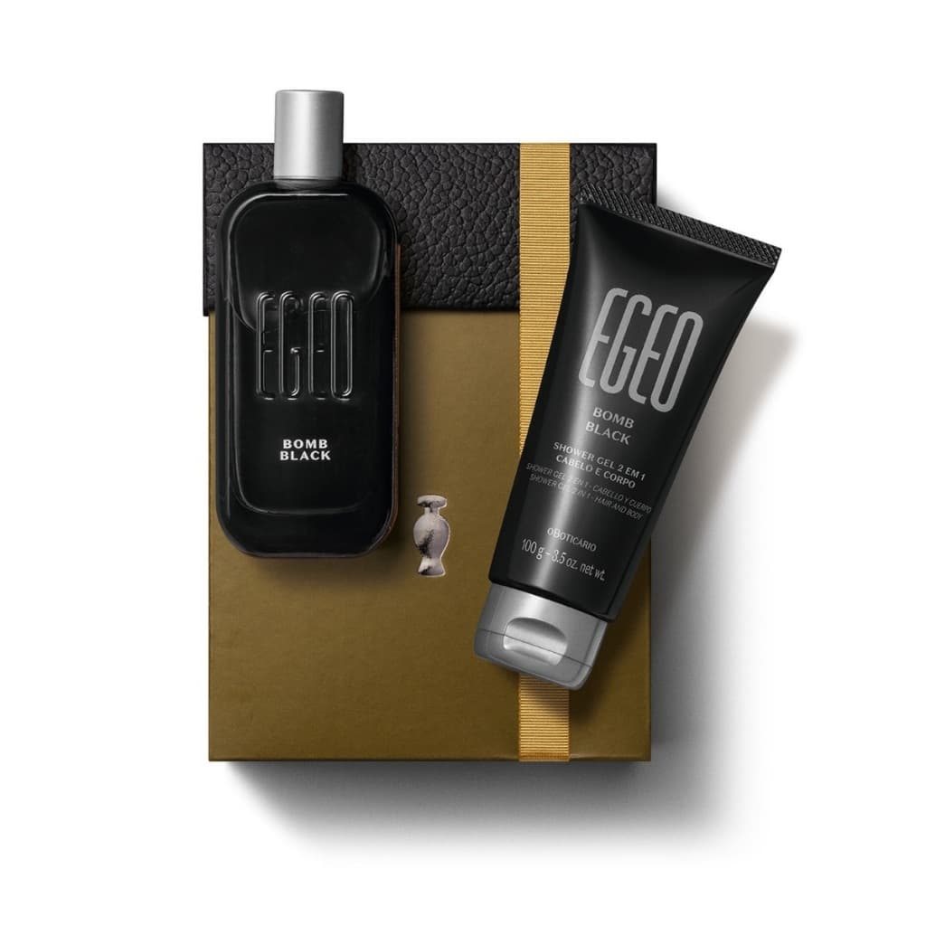 combo Egeo Bomb black , ( colonia + shower gel )
