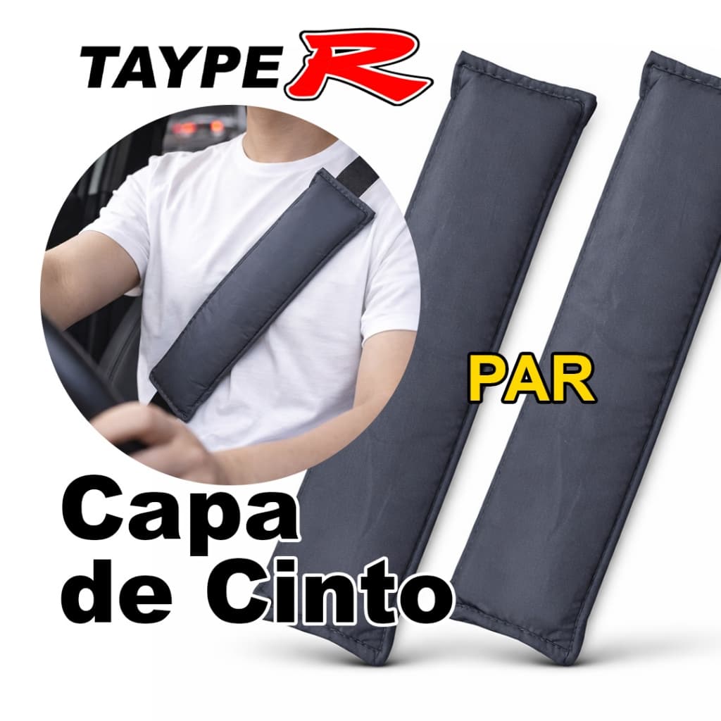 Capa Protetora de Cinto de Segurança Carro Velcro Universal
