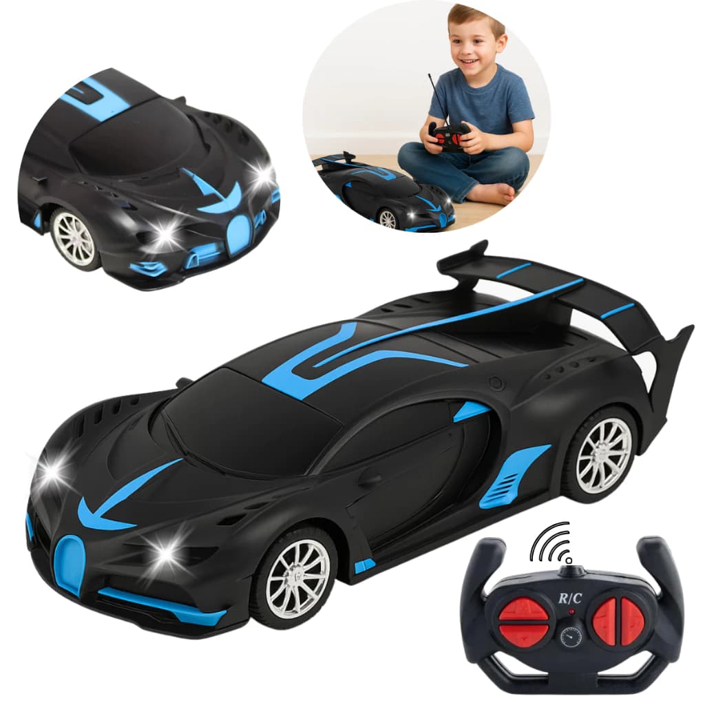 Carrinho Controle Remoto Infantil Esportivo Top Brinquedo Menino  7 Funções