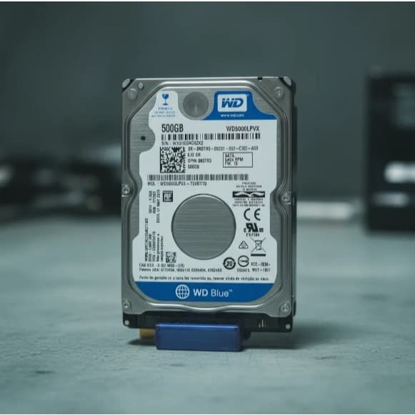 Hd Para Notebook Western Digital Blue 500GB Cinza