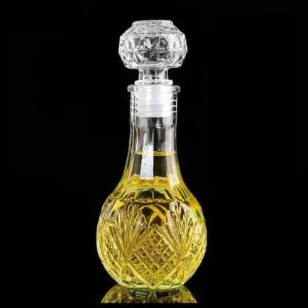 Kit 3 garrafa licor 140ml - desing elegante