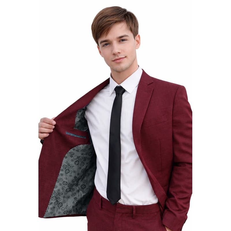 TERNO MELANGE BORDO COMPLETO