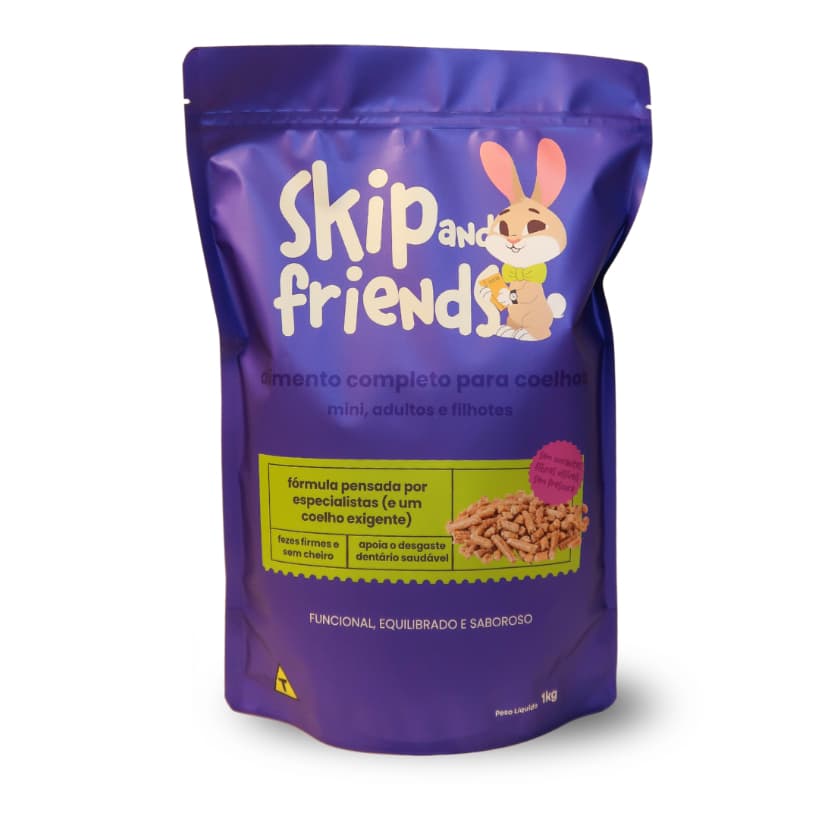 Alimento completo para coelhos - Skip And Friends