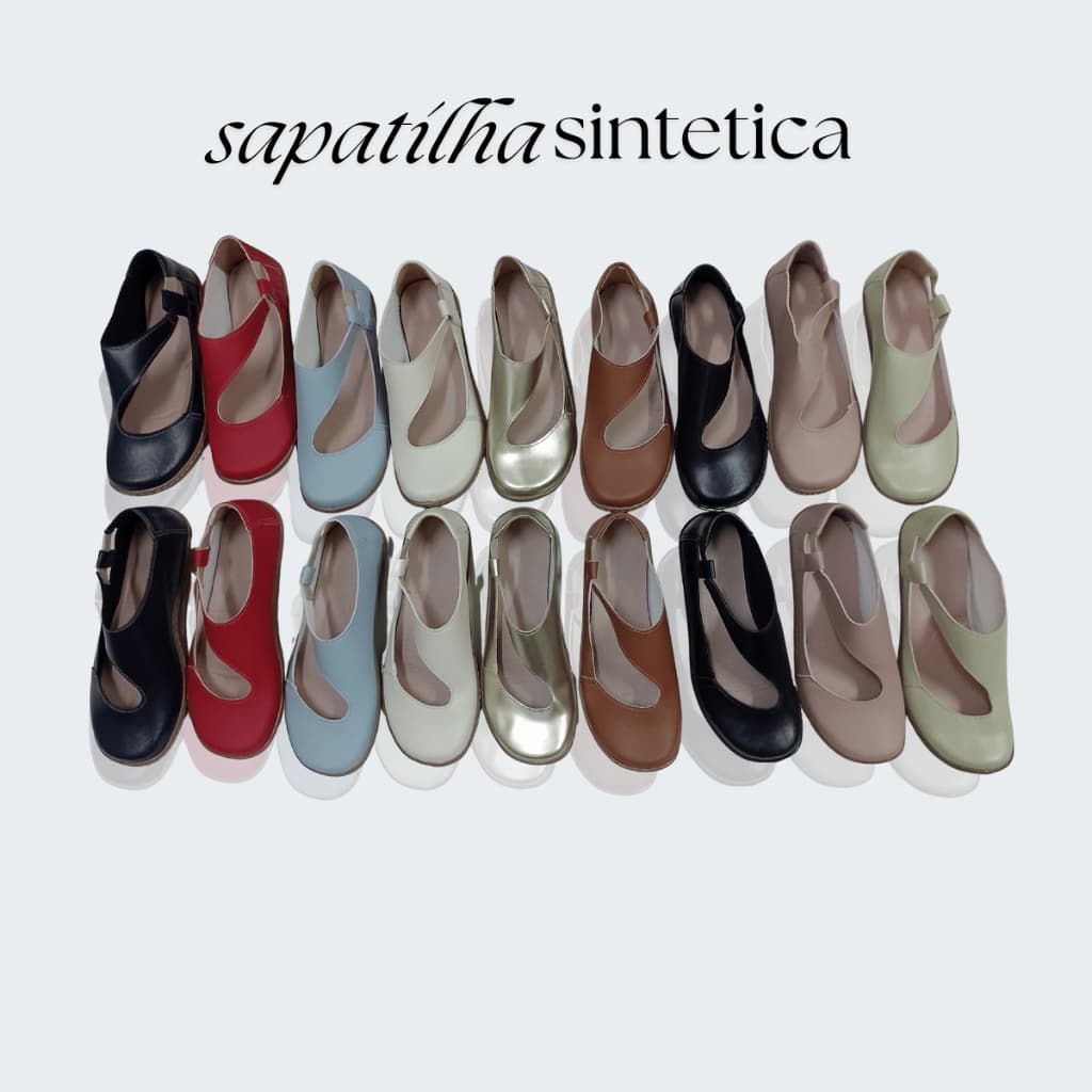 Sapatilha Bonita Feminina Confortavel Conforto Boneca Casual Retro