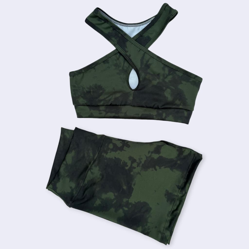 Conjunto De Academia Feminino Short E Top Fitness Suplex