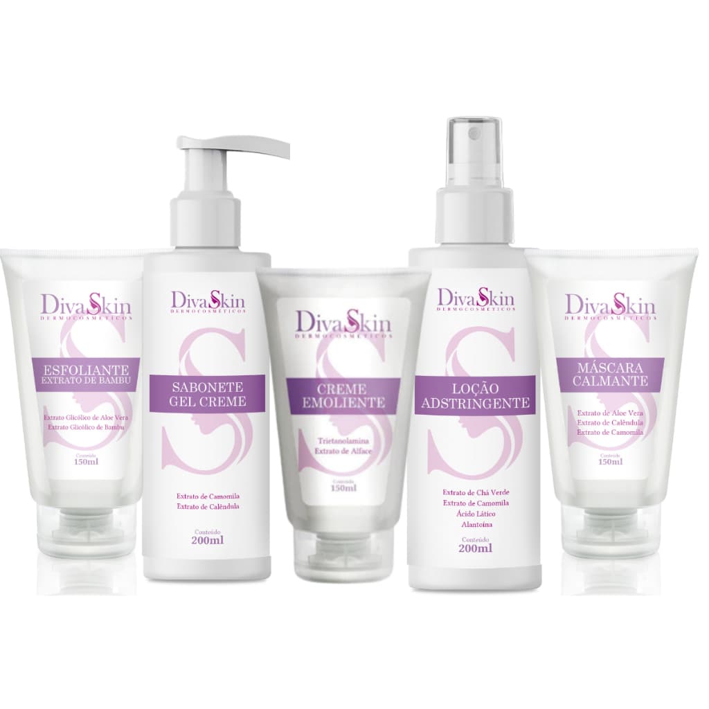 kit limpeza de pele - Skin Care- Profissional-DivaSkin