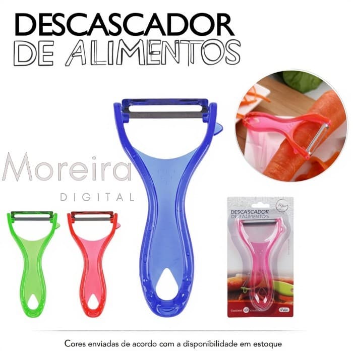 Descascador de Legumes Frutas Alimentos Cabo Acrilico Coisas de Casa
