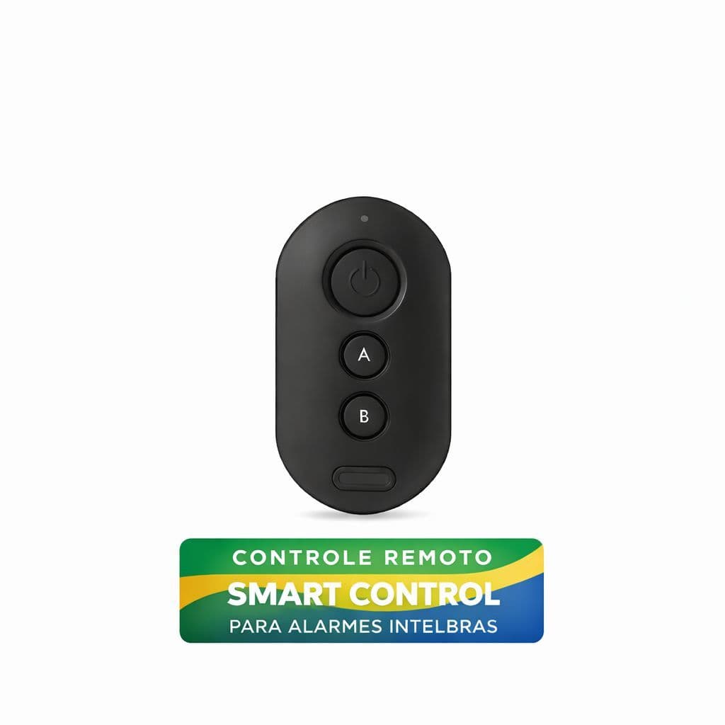 Controle remoto 3 Botões para Alarmes e Motores de Portões com Frequência 433,92 Mhz XAC 4000 Smart intelbras