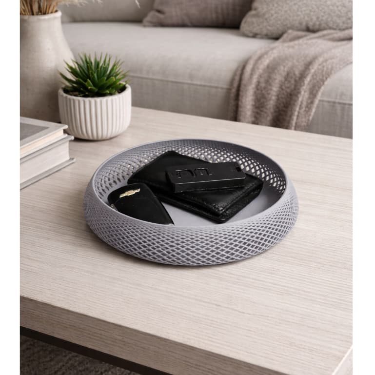 Porta Objetos, Bandeja e Cesto Organizador de Porta Treco, Chaves e Carteira | Moderno e Decorativo Aramado